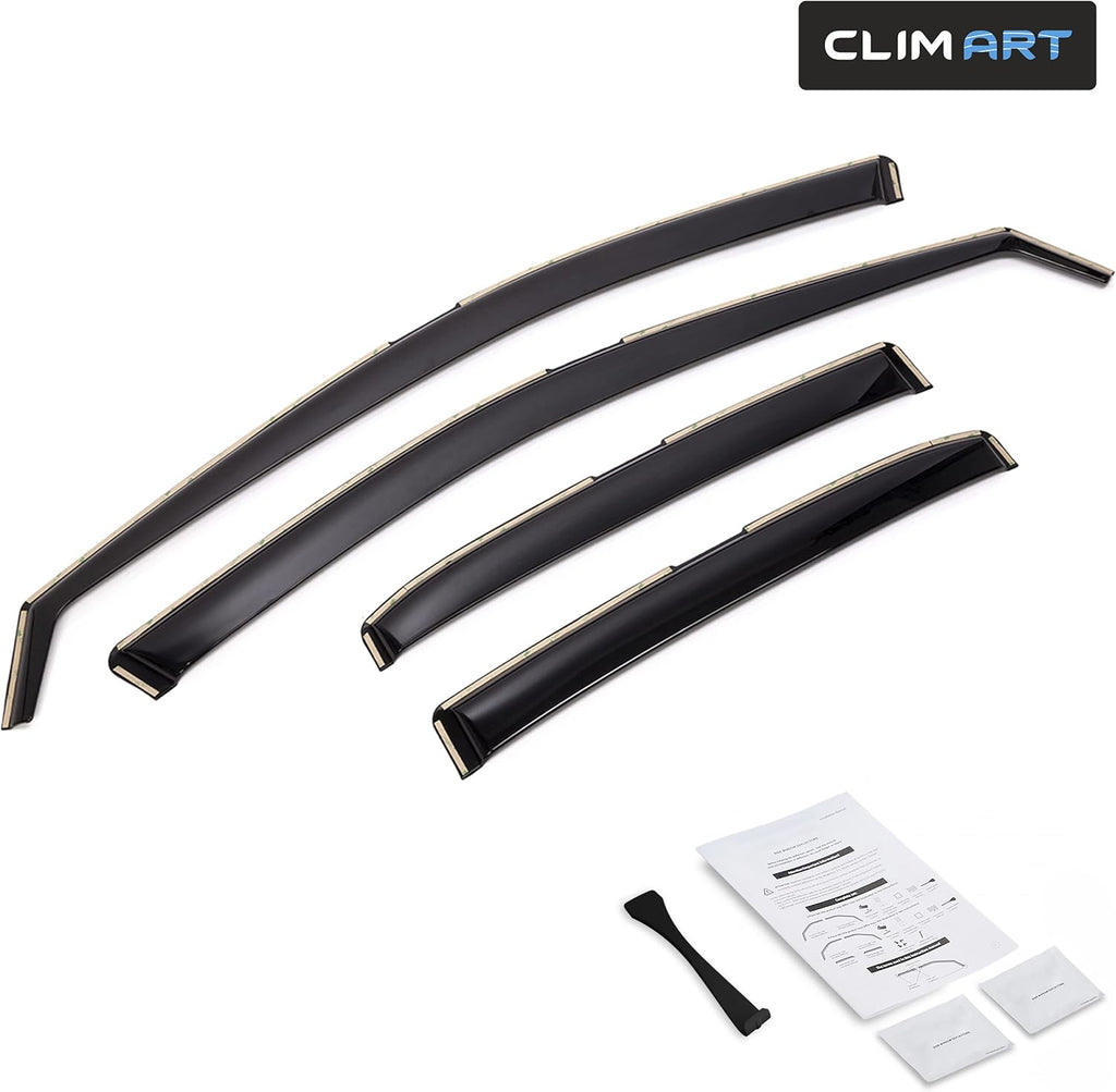 4 pcs in-Channel Rain Guards for Toyota Camry 2018-2022 A7209