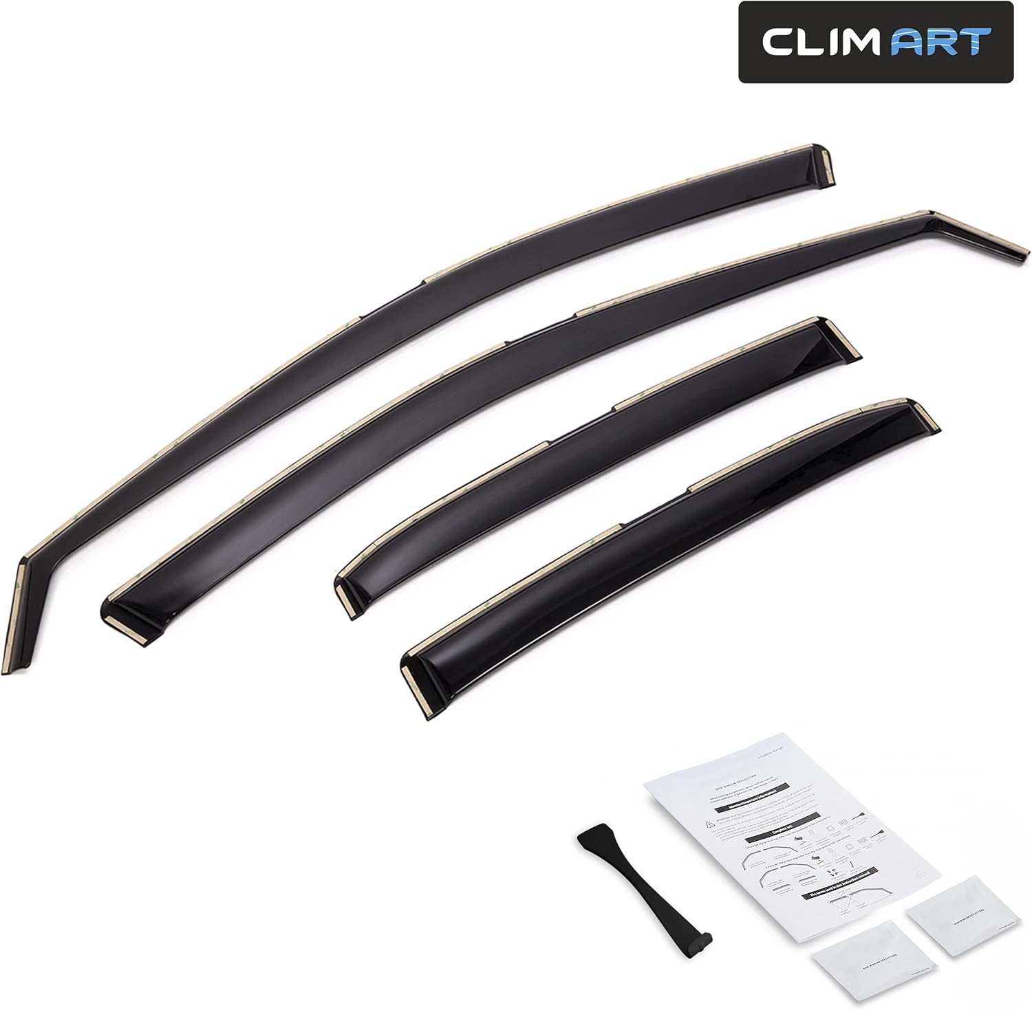 4 pcs in-Channel Rain Guards for Toyota Camry 2018-2022 A7209