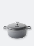 Cast Iron Covered Casserole Z326