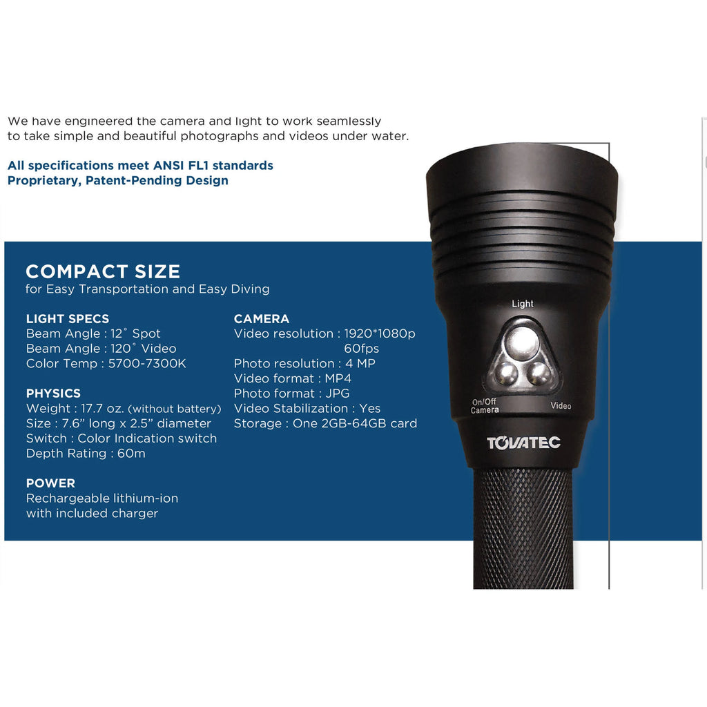 Underwater Camera Dive Light J1136