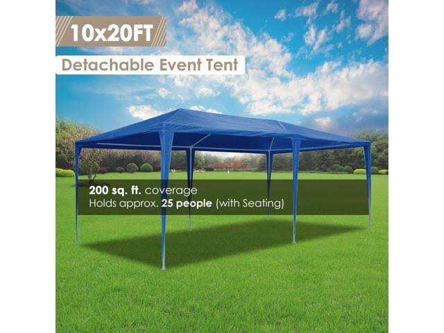 Outdoor Patio Gazebo with 6 Removable Sidewalls G5491