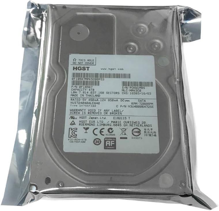 4TB 7200RPM SATA 6.0Gb/s 3.5 inches Internal Enterprise Hard Drive M87343
