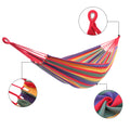 200*150cm Polyester and Cotton Hammock with 2 2M Ropes B219
