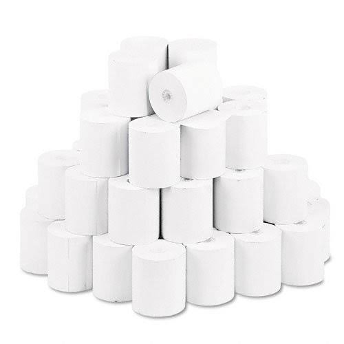 50/Carton White Thermal Paper Rolls 3x22 x 230 ft E482
