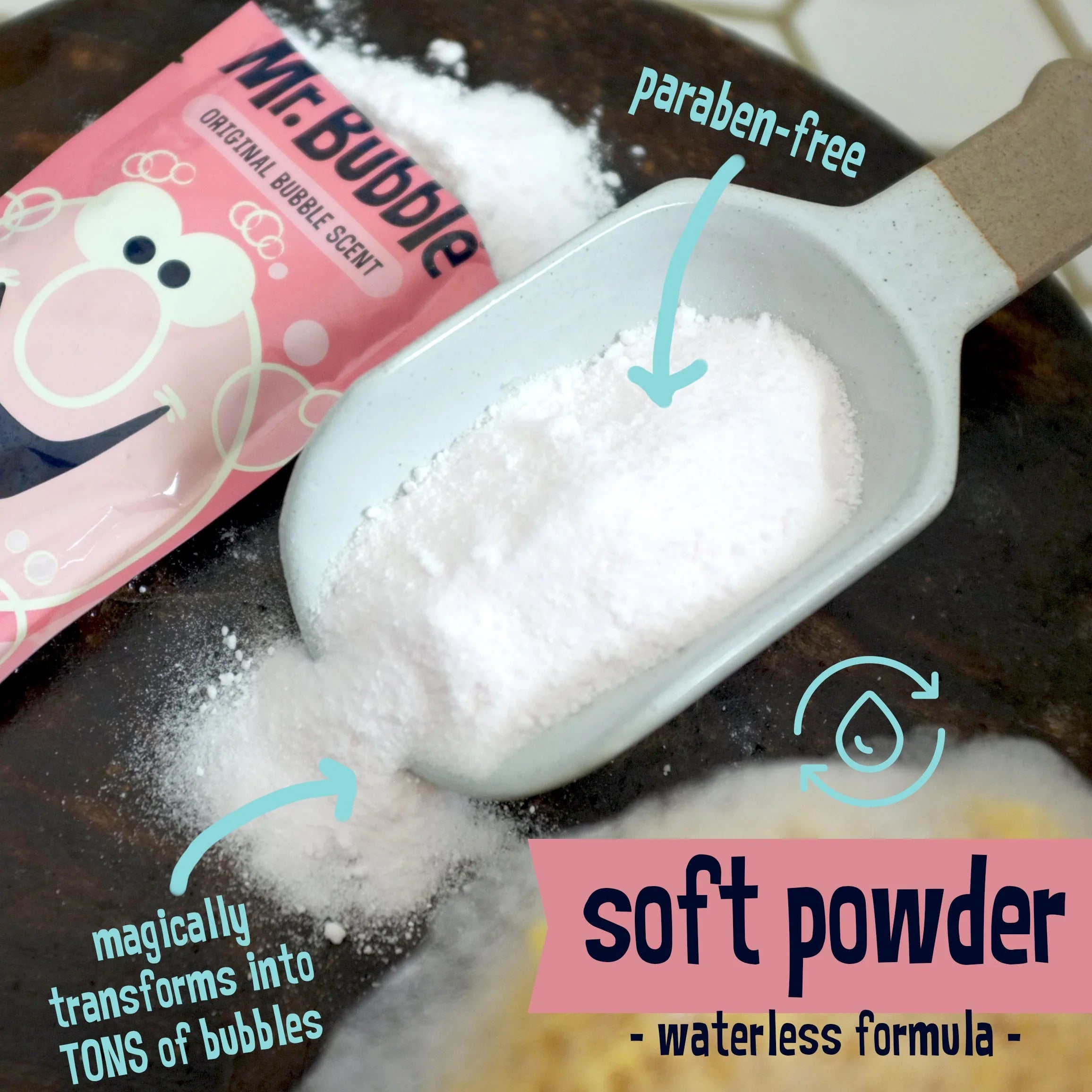 Bubble Bath Powder, Bubble Gum Scent, 1.4 oz Q822