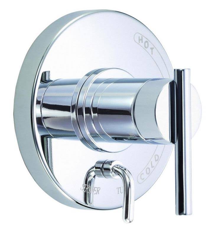 Brushed Nickel Pressure Balance Trim Kit with Diverter Y834