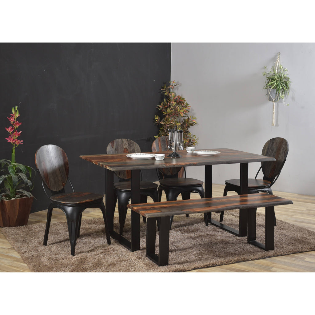 Brown Dining Bench N734