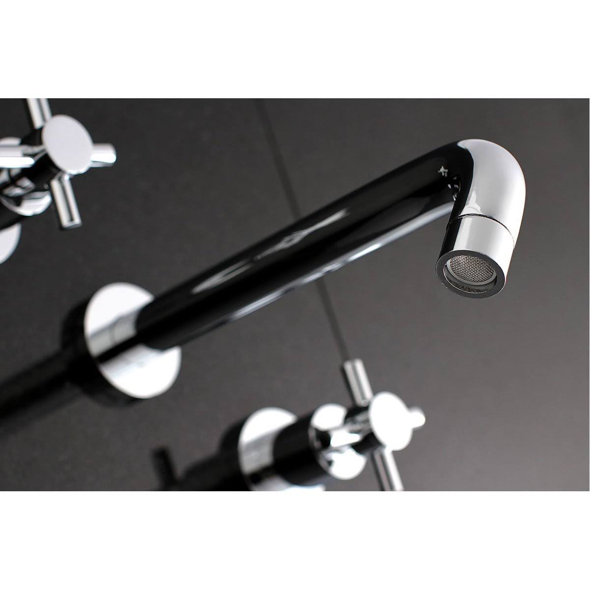 Polished Brass Wall Mount Roman Tub Faucet C496