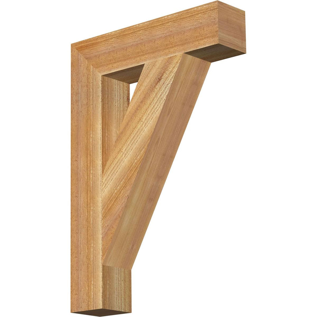 Western Red Cedar Traditional Block Bracket H53006