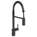 Matte Black One-Handle Pulldown Kitchen Faucet S825