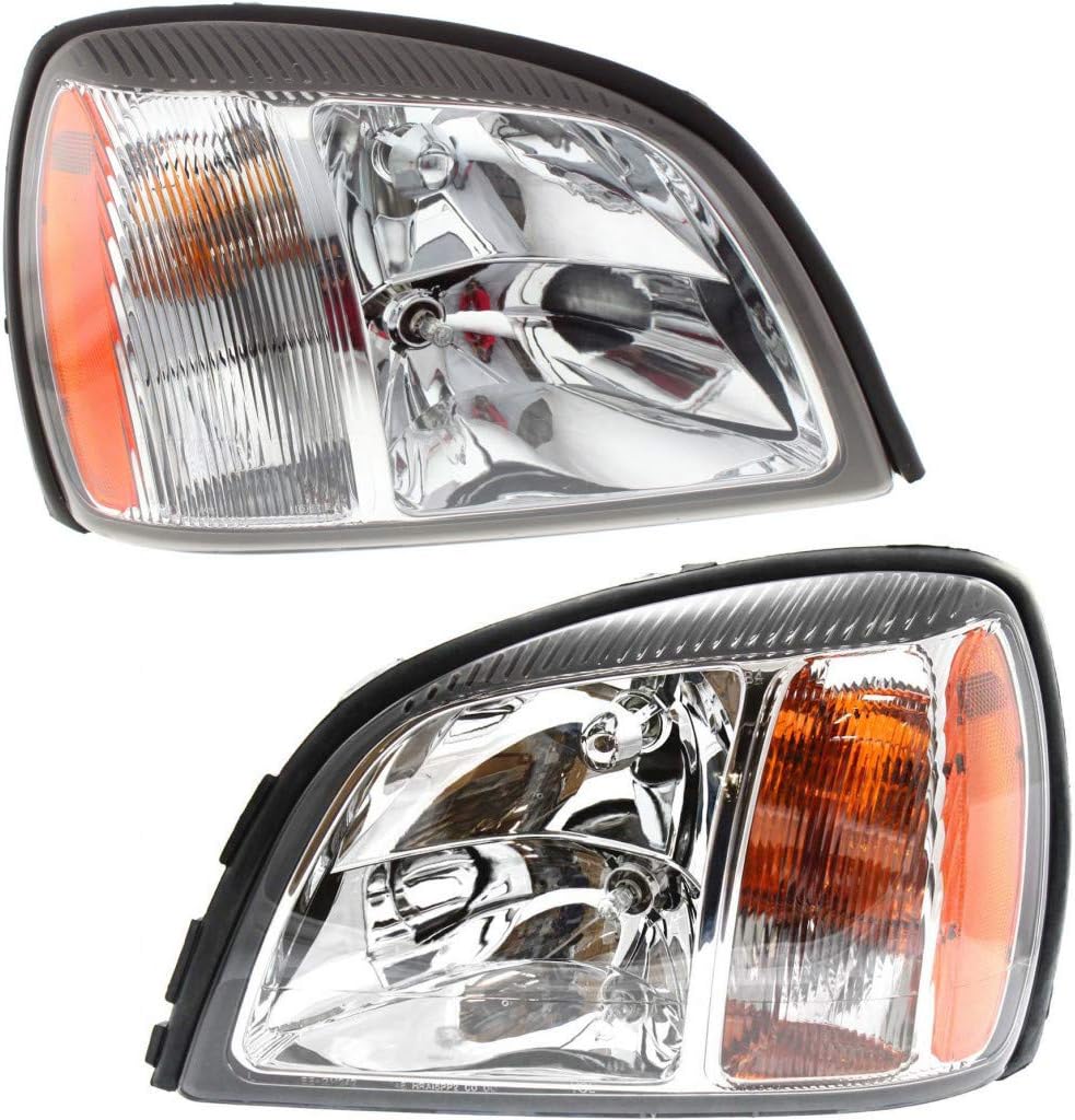 CarLights360: For Cadillac Deville Headlight 2004 2005 Pair Driver and Passenger Side | DOT Certified | GM2502240 + GM2503240 B417934