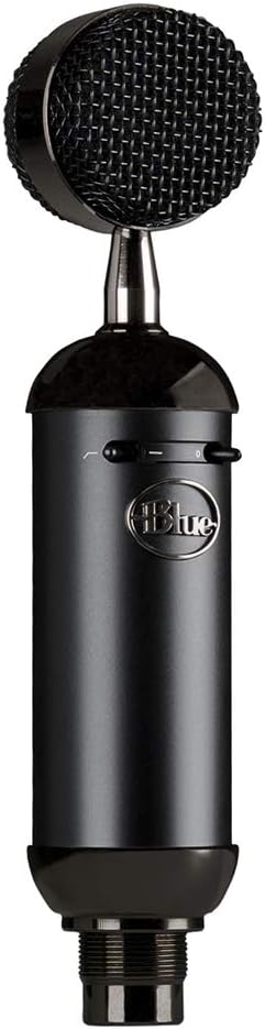 Blue Blackout XLR Condenser Microphone Bundle with Monitor Headphones, Pop Filter & XLR Cable Q71141