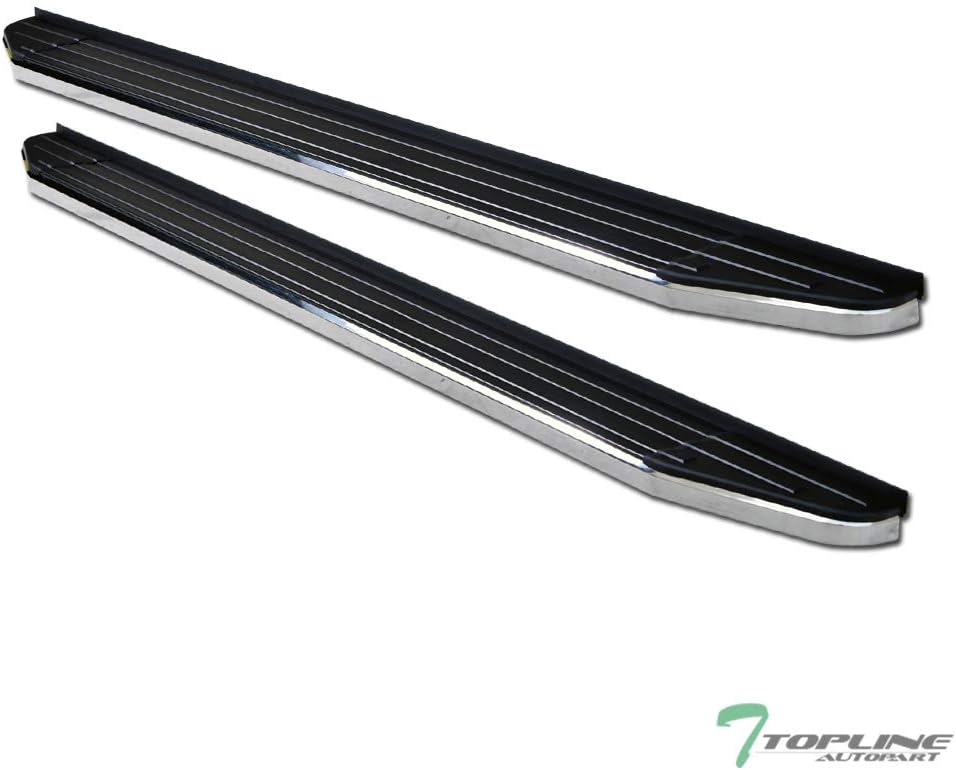 6" Black Aluminum Side Step Rail Running Boards W64280