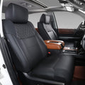 Black Seat Covers for Toyota Tundra Extended and Double Cab K3881