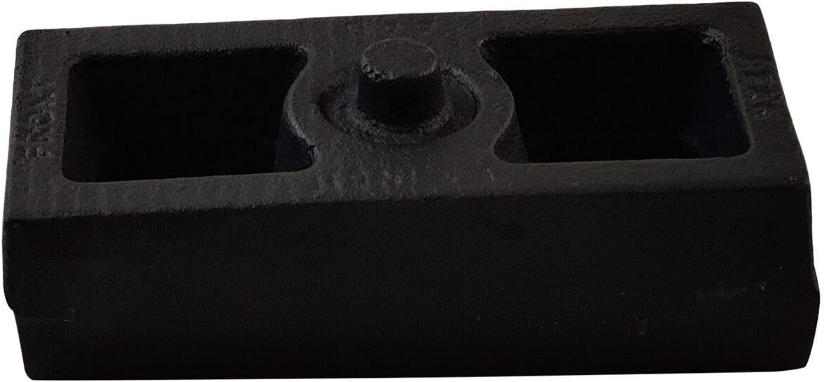 1.5 Rear Suspension Lift Cast Iron Blocks with 12.5 Square Leaf Spring Axle U Bolts M11802