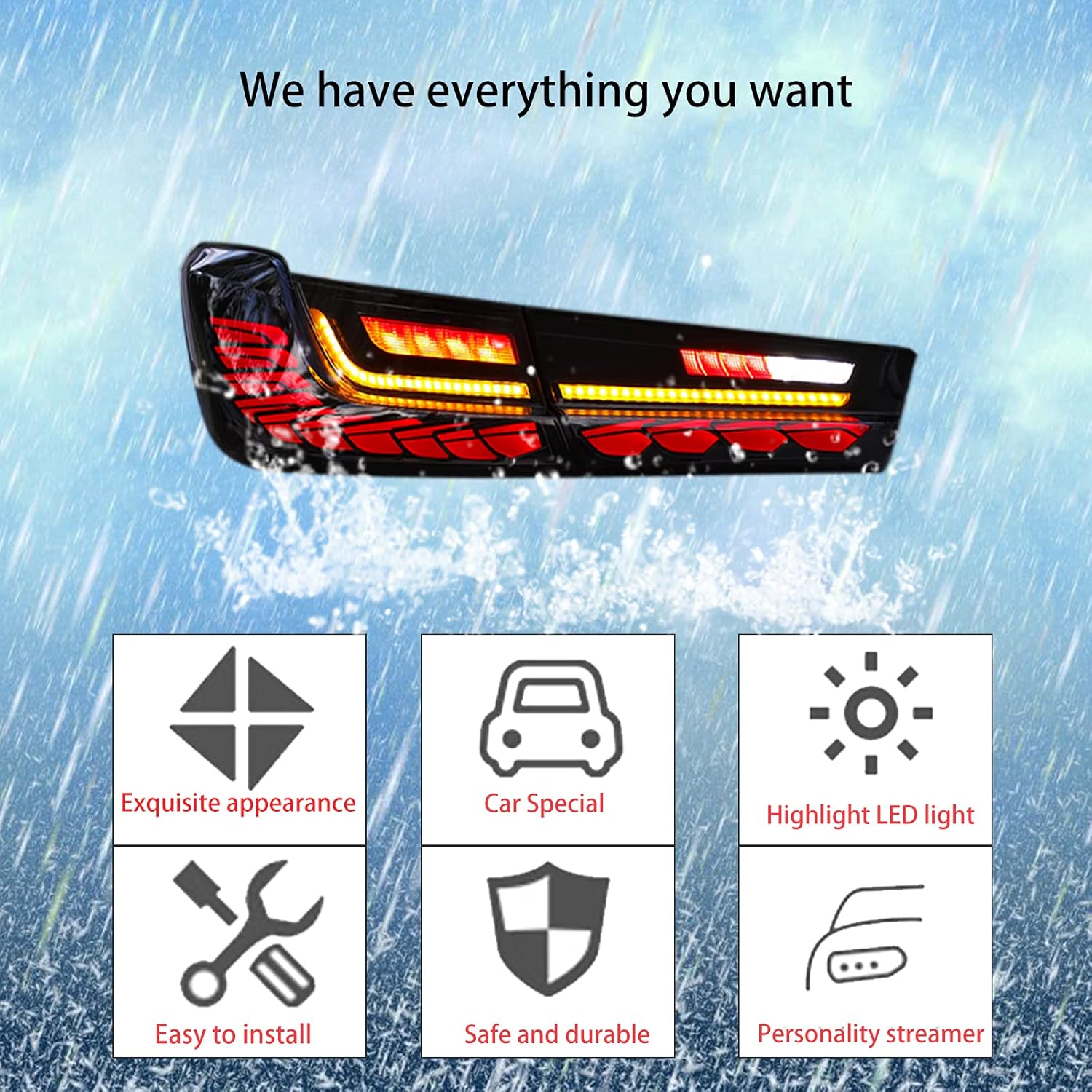 LED Tail Lights Assembly for BMW 3 Series G20 C7570