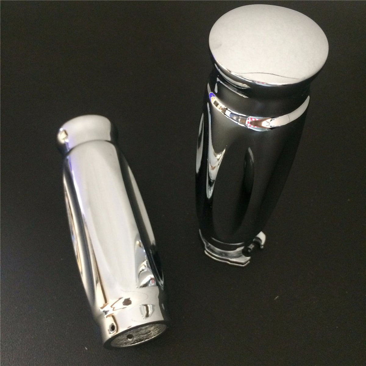 Chrome 1" 25mm Handlebar Grips S603
