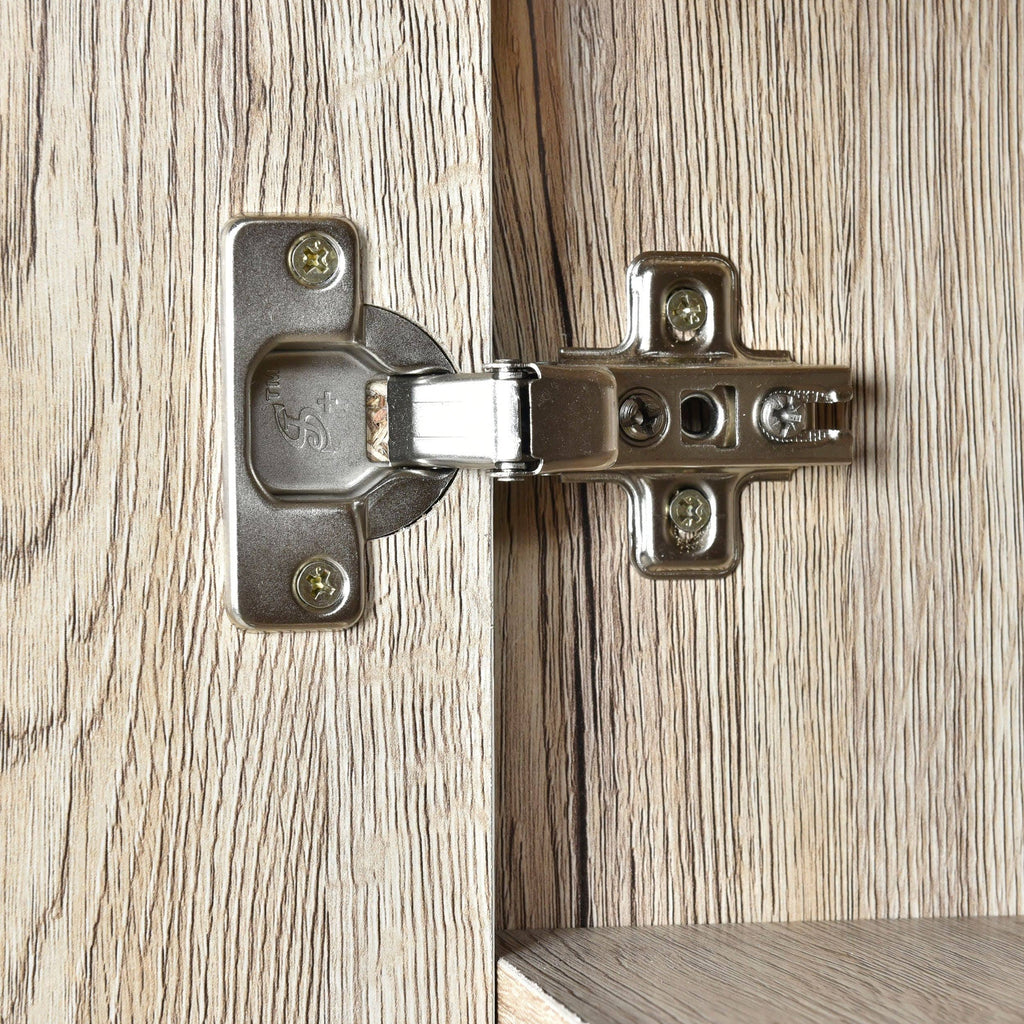 Sonoma Grey Oak + Wenge Cabinets L176397