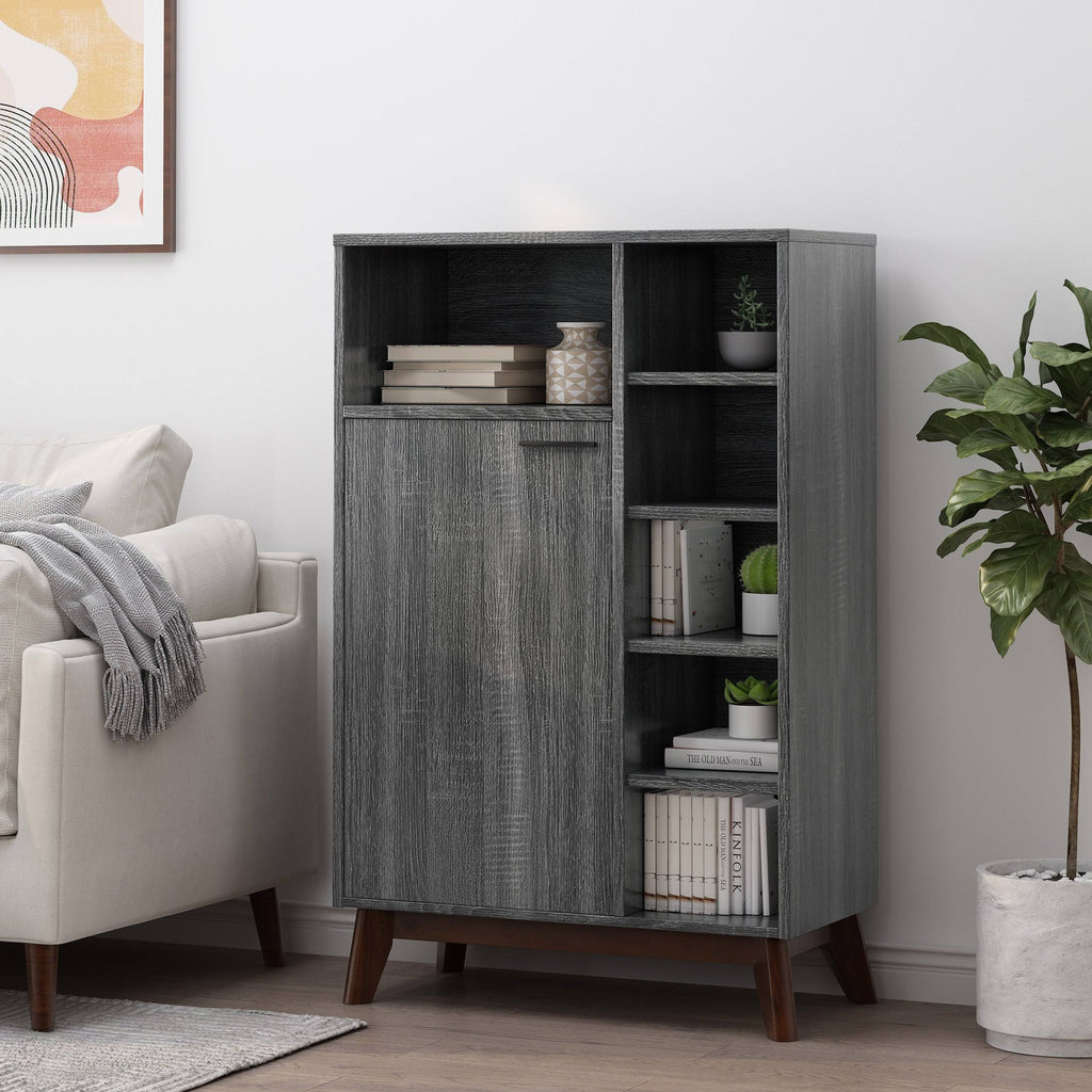 Sonoma Grey Oak + Wenge Cabinets L176397
