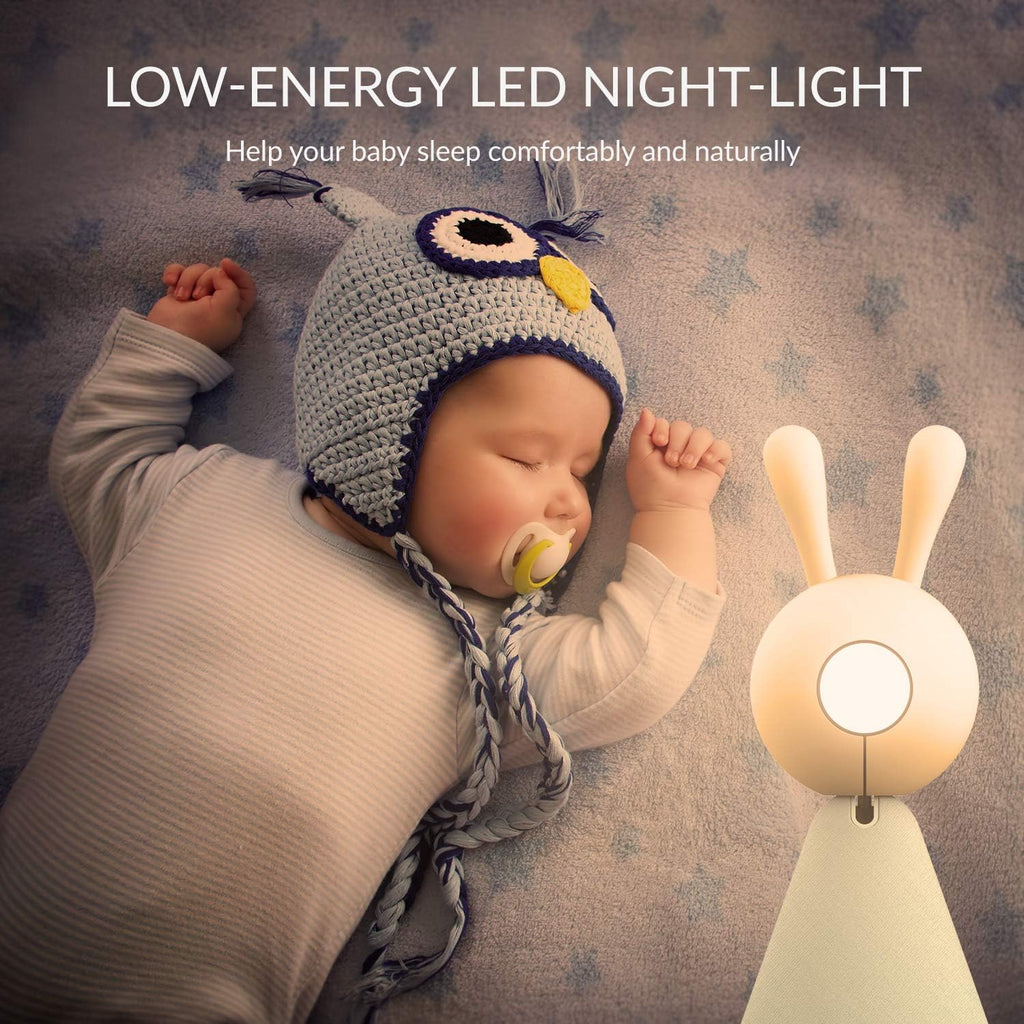Smart Baby Monitor with Camera and Audio, WiFi HD Video, Night Vision, 360° Speaker, Room Temperature & Humidity Sensors C6281