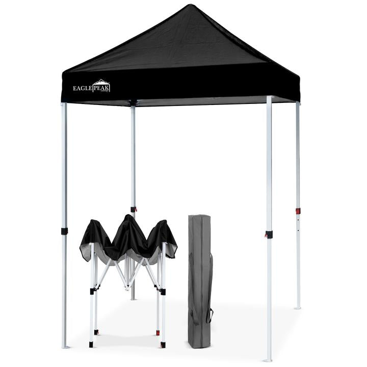 5x5ft Pop Up Canopy Tent Straight Leg Folding Shelter P73440