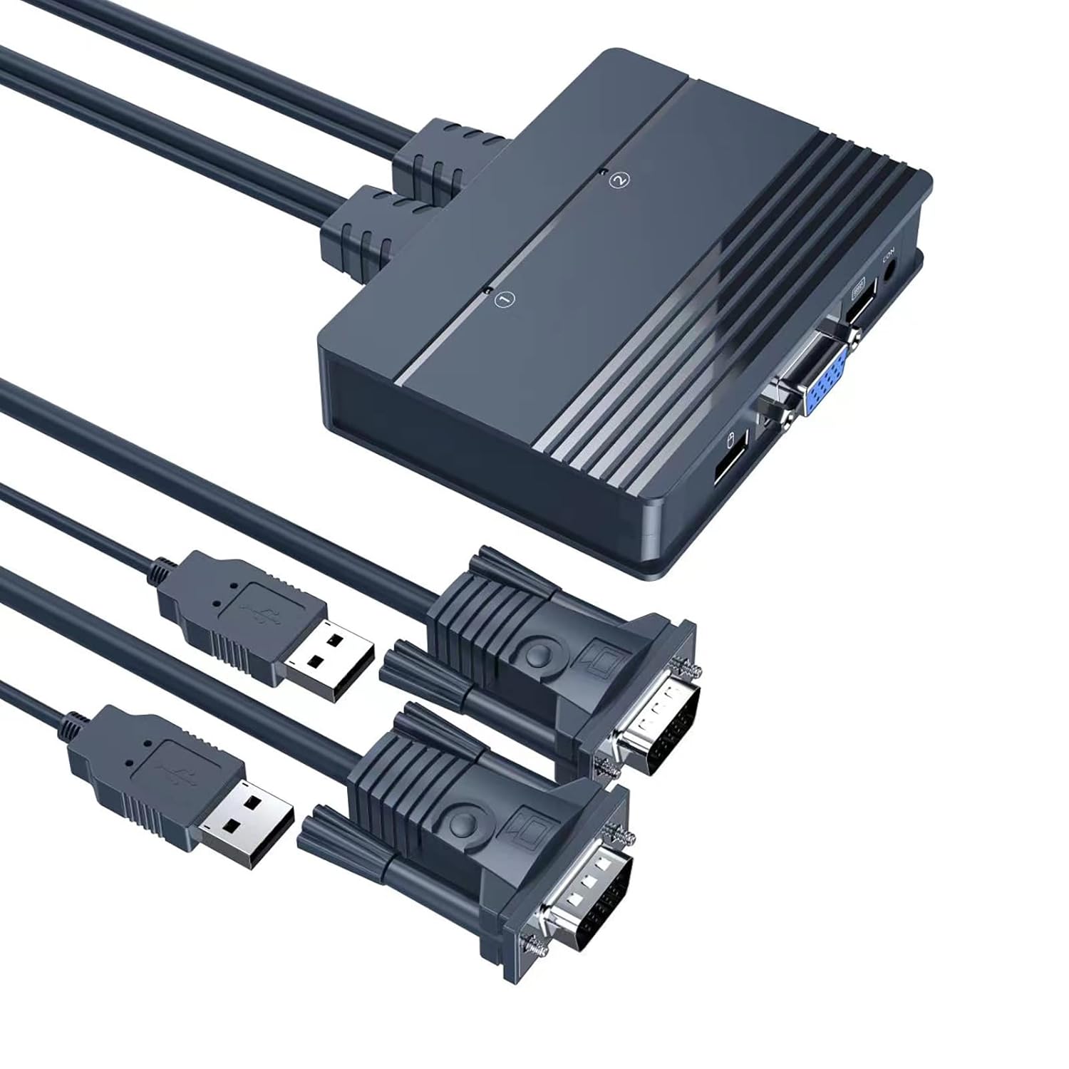2 Port 4K60Hz USB DP KVM Switch Pack of 2 Z954