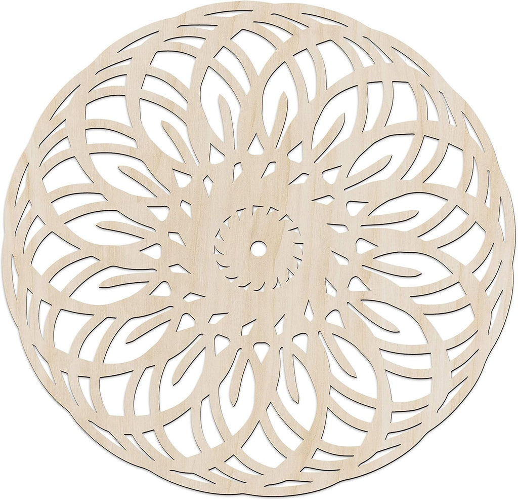 Mandala Wooden Wall Art, 11.4 X 11.4 X 0.1 R77917