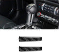 Carbon Fiber Control Handle Trim Cover Accessories for Ford Mustang 2015-2021 (2PCS Black) K596
