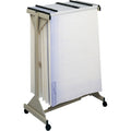 Mobile Blueprint Plan Center with 4 Casters Steel K404