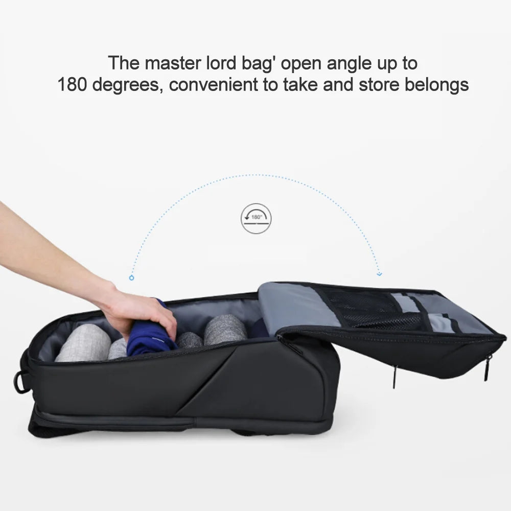 33L Waterproof USB Charging Travel Backpack Y48594