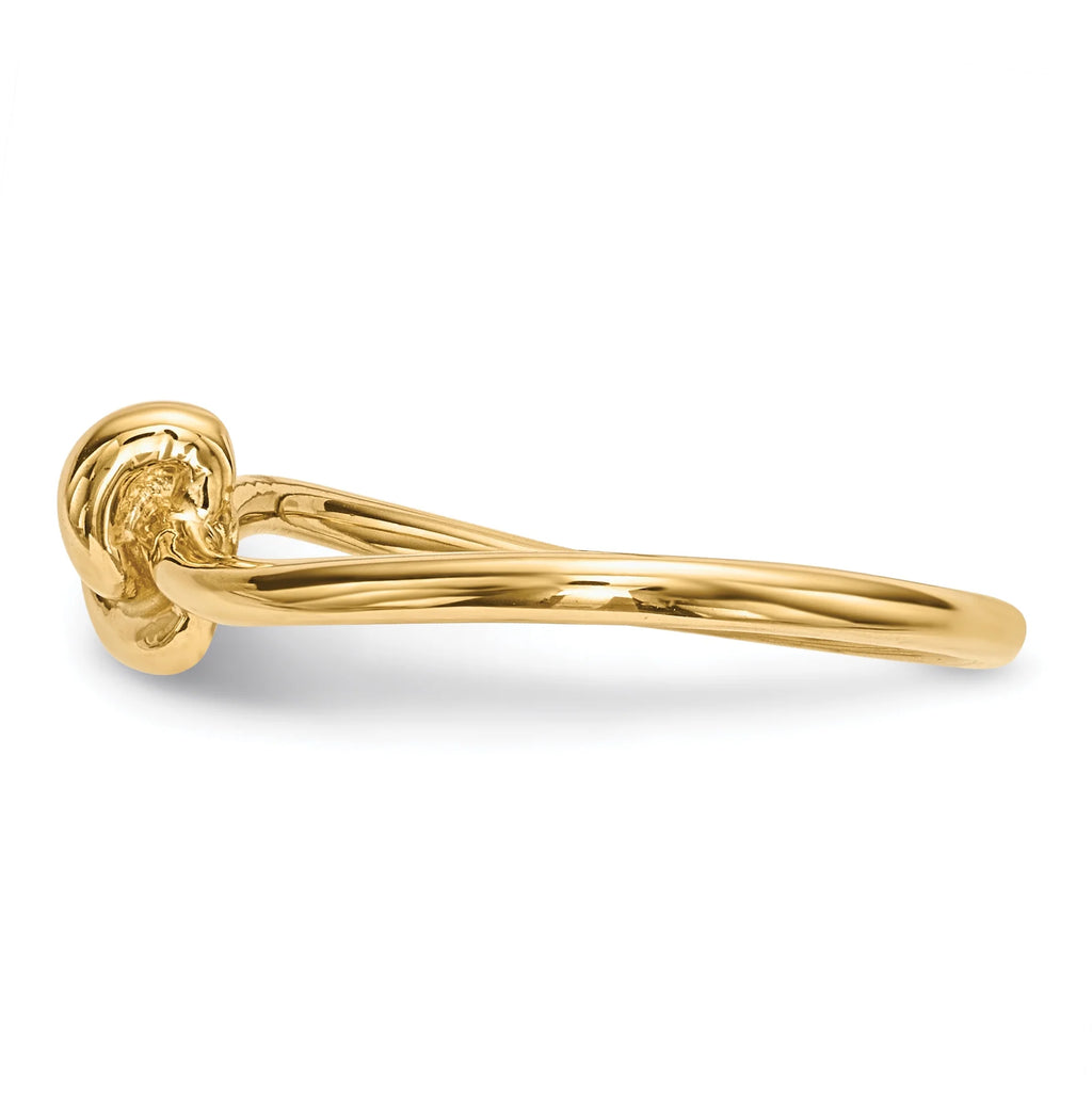 14K Yellow Gold Polished Knot Ring Size 7 V94291