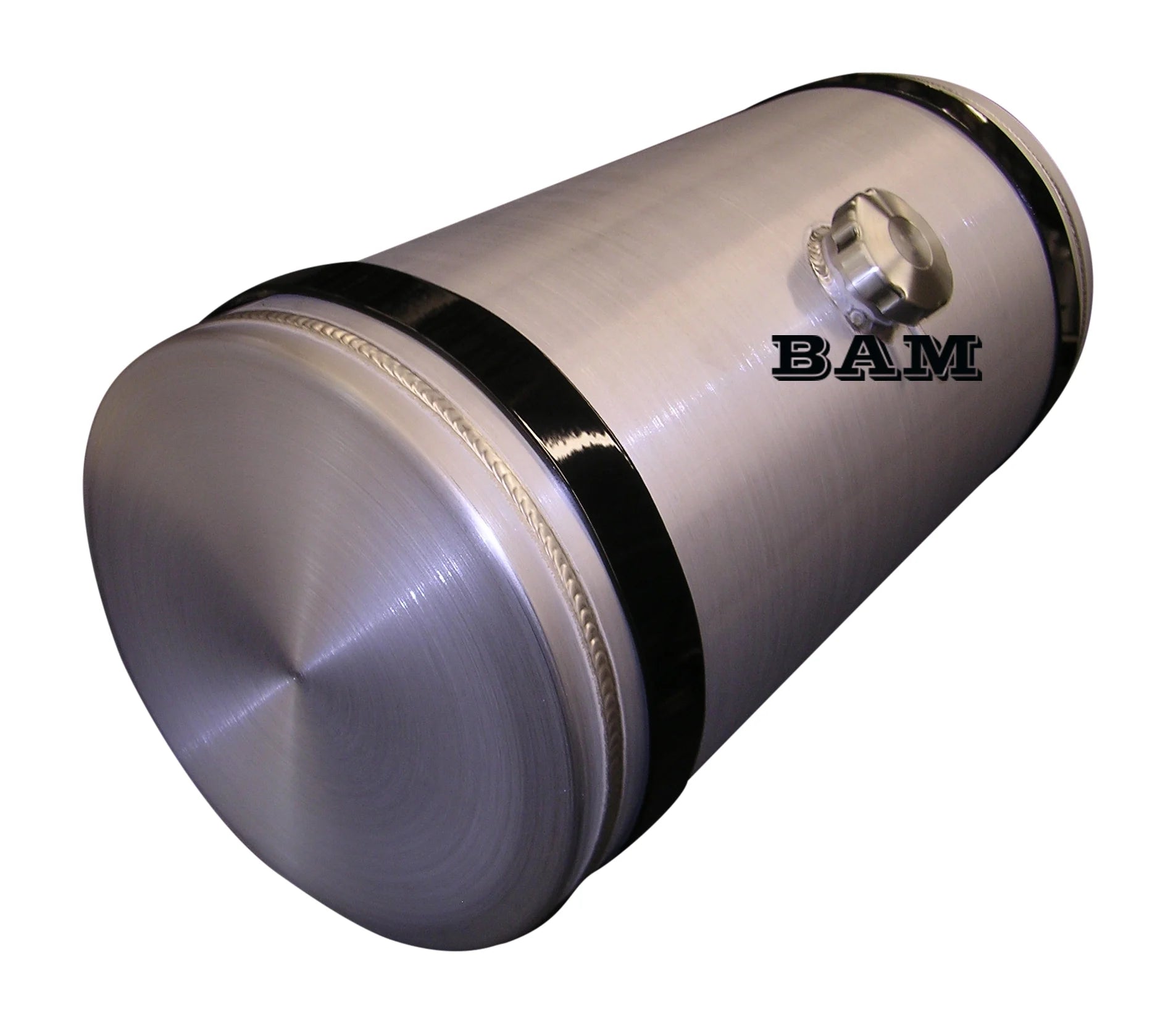 12x33 Center Fill Round Spun Aluminum Gas Tank - 16 Gallon 3/8 NPT X3414