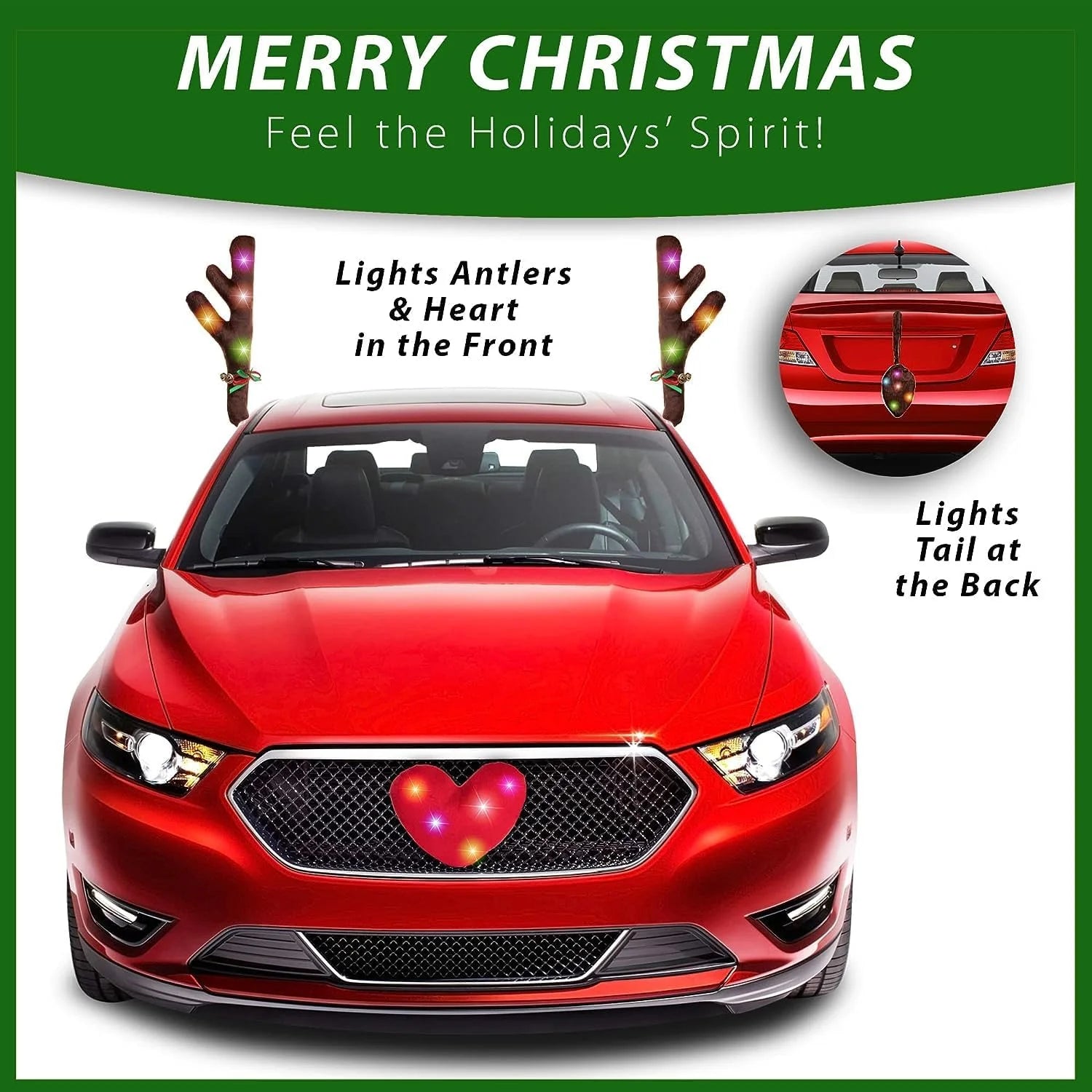 Car Reindeer Kit with LED Lights M31963