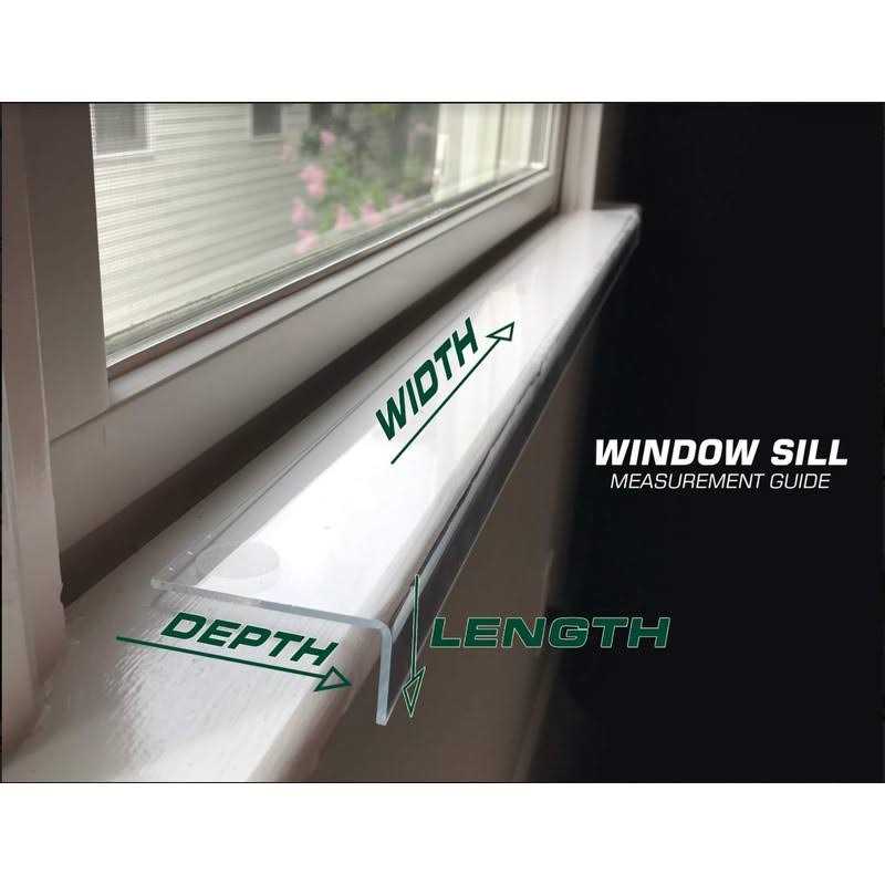 Transparent Window Sill Protector W748