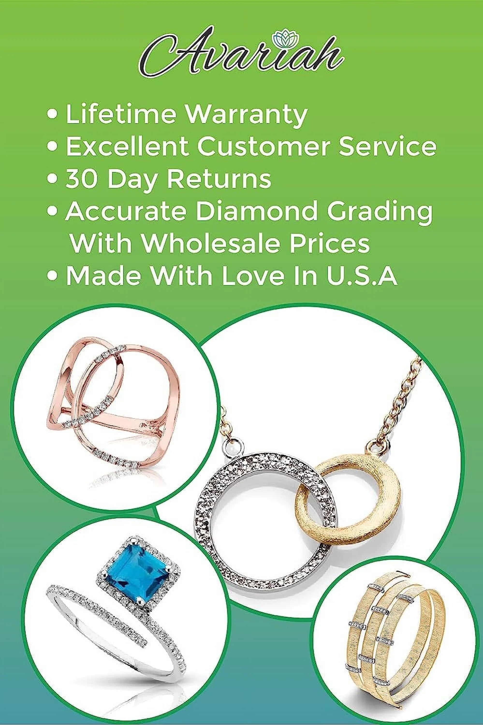 14k White Gold Diamond Bar Necklace 18" Natural Diamonds Chain C103
