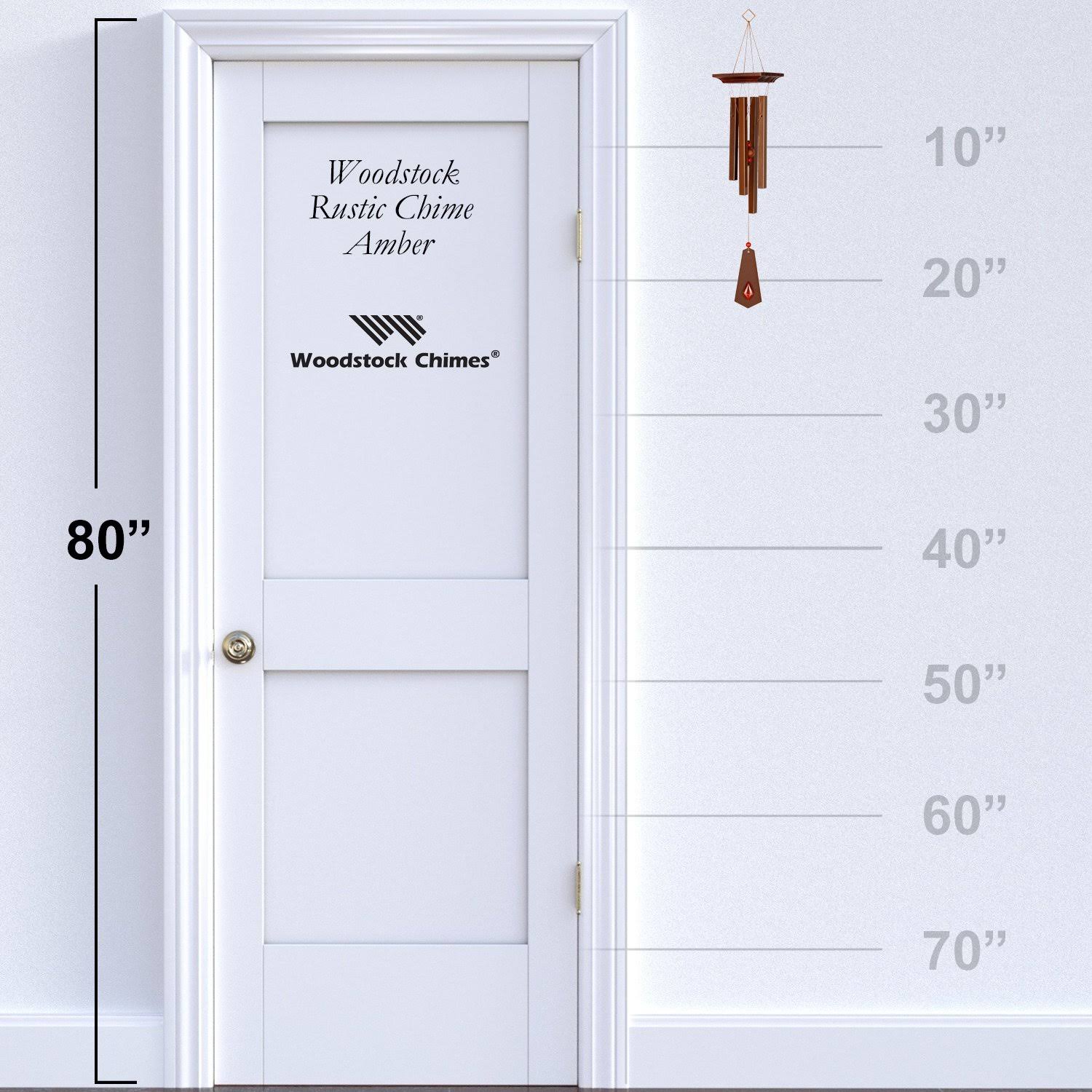 Amber Rustic Chime H7678