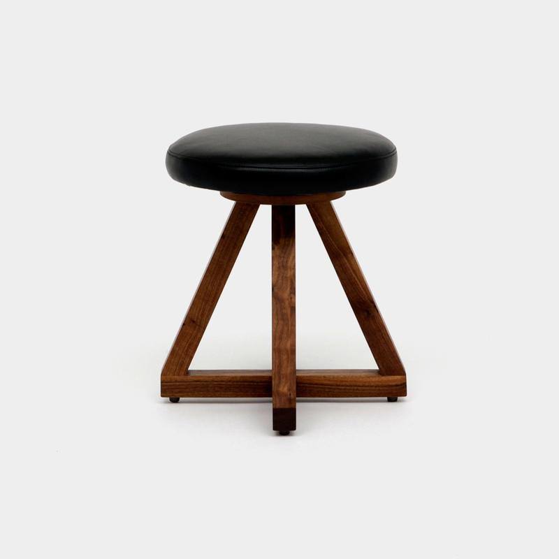 Black Oak Accent Stool W461035