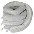 Absorbent Boom, 10 ft. L, pk4, Gray V713