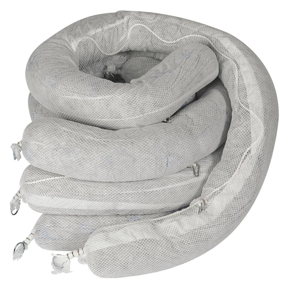 Absorbent Boom, 10 ft. L, pk4, Gray V713