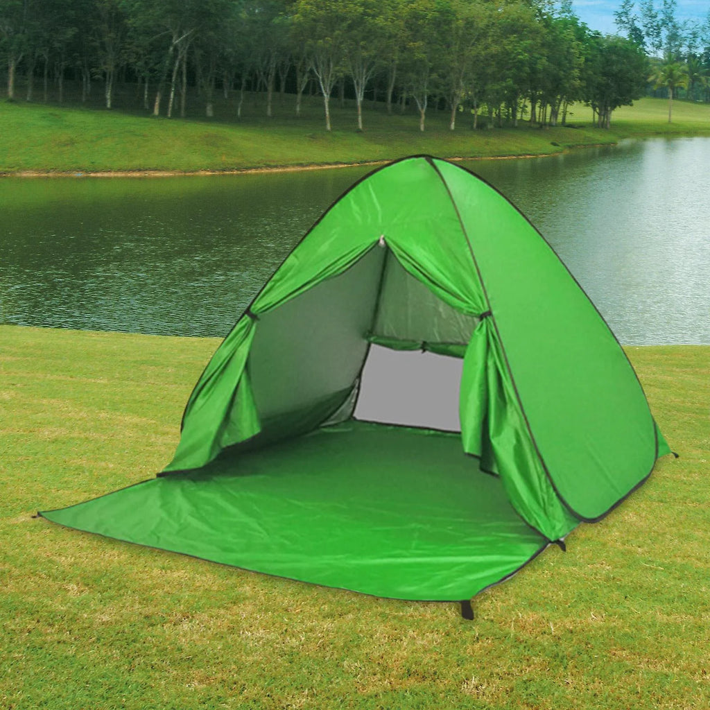 Green UPF 50 Lightweight Windproof Camping Tent Y347507