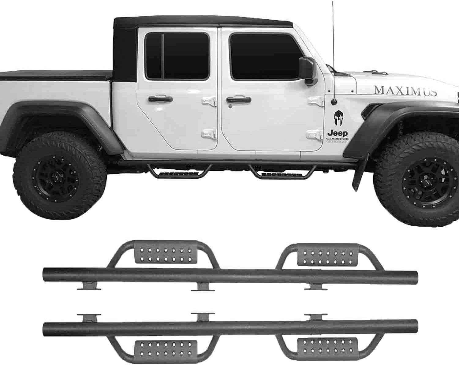 Tubular Side Step Running Board Nerf Bar Rock Slider T181