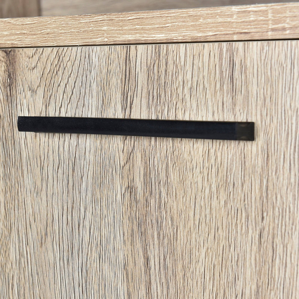 Sonoma Grey Oak + Wenge Cabinets L176397