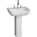 Pedestal Bathroom Sink with Overflow X194
