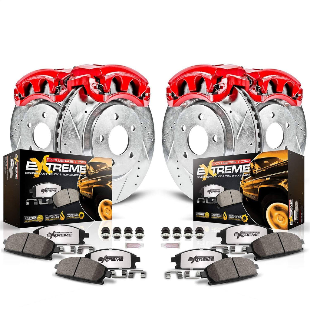 Front & Rear Z36 Truck and Tow Brake Kit with Calipers I3760