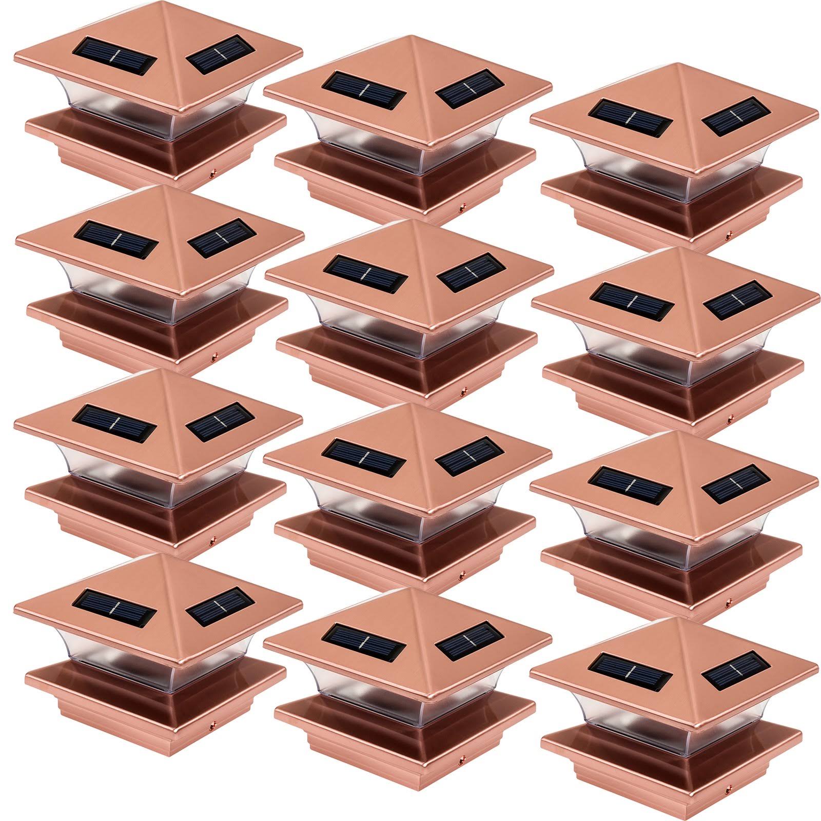 4x4 Solar Post Cap Light LED 12 Pk C94961