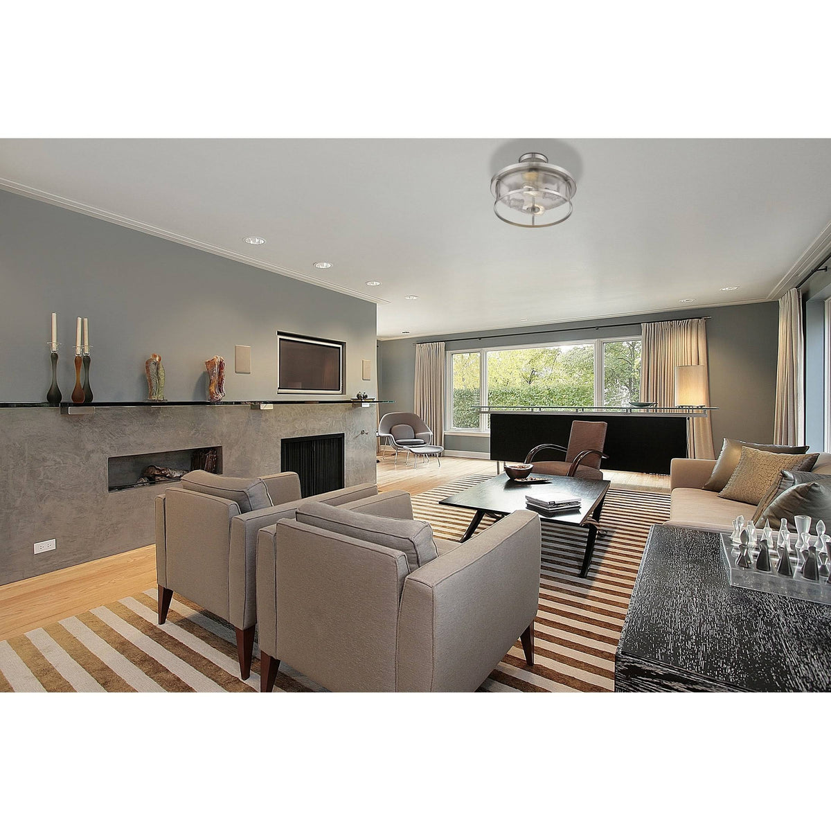 Semi Flush Mount Light Q34247