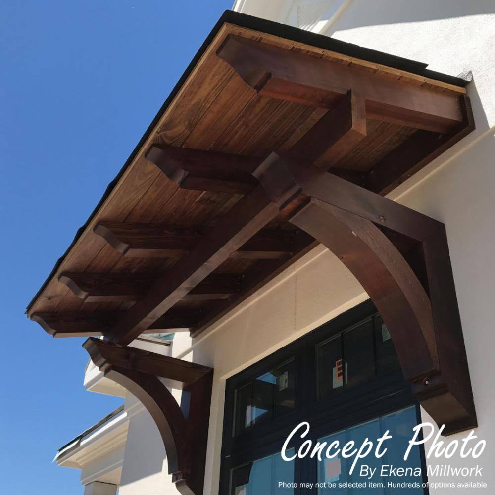 5 1/2x22W x 28x22D x 36x22H Merced Traditional Smooth Bracket A789