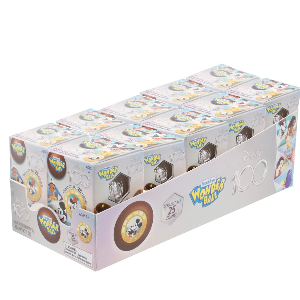Milk Chocolate Wonder Ball with Surprise Collectible Coin, 10 Pack D7466