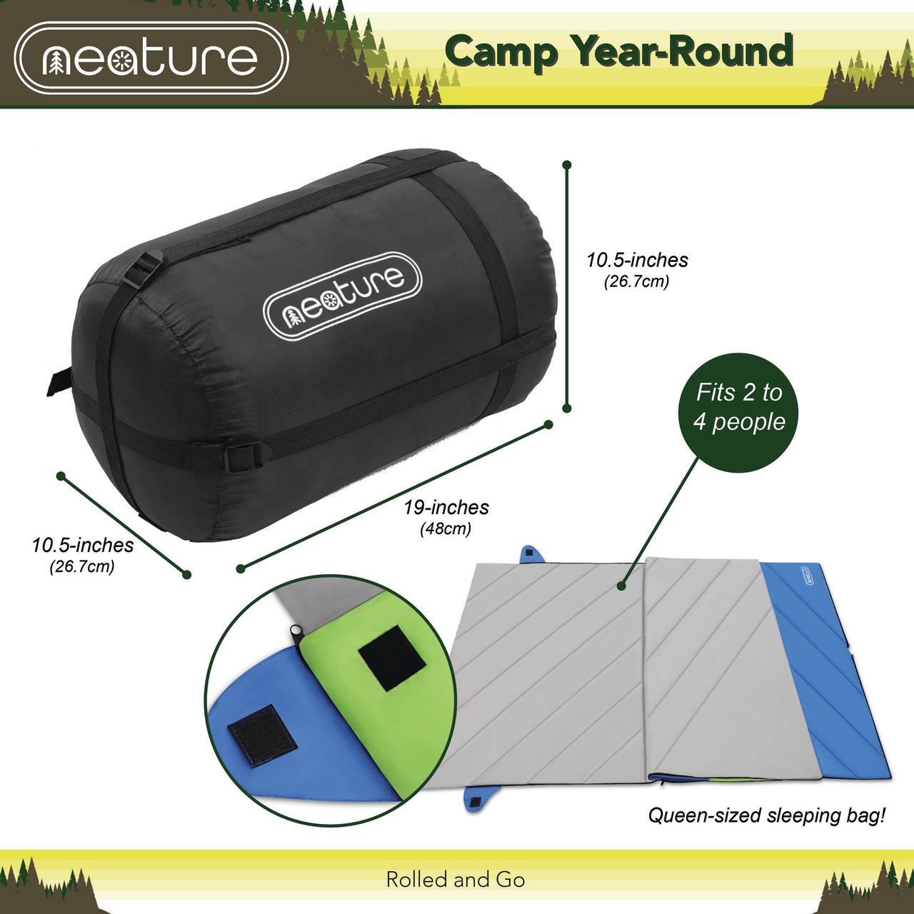 Queen Size Double Sleeping Bag D361