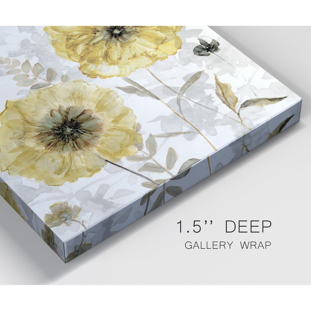 Transparent Gold Gallery Wrapped Canvas 10X10 F78417